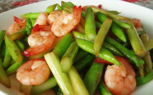 苏州食堂承包公司:芦笋虾仁怎么做,做法大全